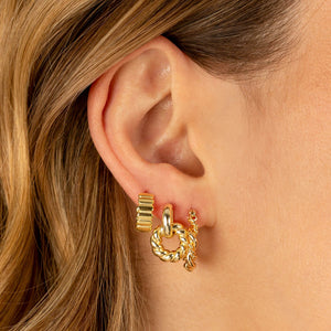  Open Rope Drop Stud Earring - Adina Eden's Jewels
