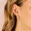  Tiny Solid Serpent Stud Earring - Adina Eden's Jewels