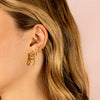  Baby Curb Link Huggie Earring - Adina Eden's Jewels