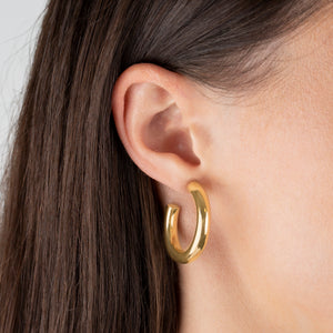  Tubular Hoop Earring - Adina Eden's Jewels