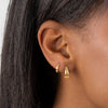  Thin Plain Ring Huggie Earring - Adina Eden's Jewels