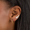  Multi Butterfly Stud Earring 14K - Adina Eden's Jewels