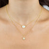  Pavé Opal Charm Necklace - Adina Eden's Jewels