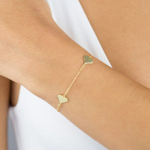  Triple Heart Bracelet - Adina Eden's Jewels