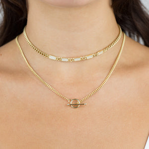  Pavé Bars Chain Choker - Adina Eden's Jewels
