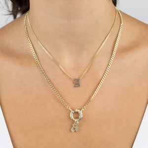  Cuban Old English Necklace - Adina Eden's Jewels