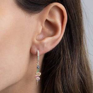  Snake Huggie Earring - Adina Eden's Jewels