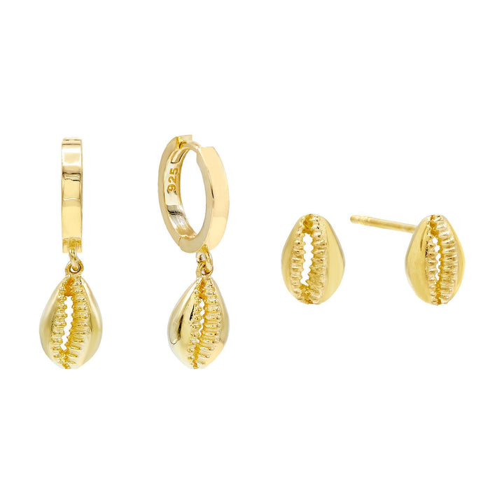 Combo Shell Earring Combo Set - Adina Eden's Jewels