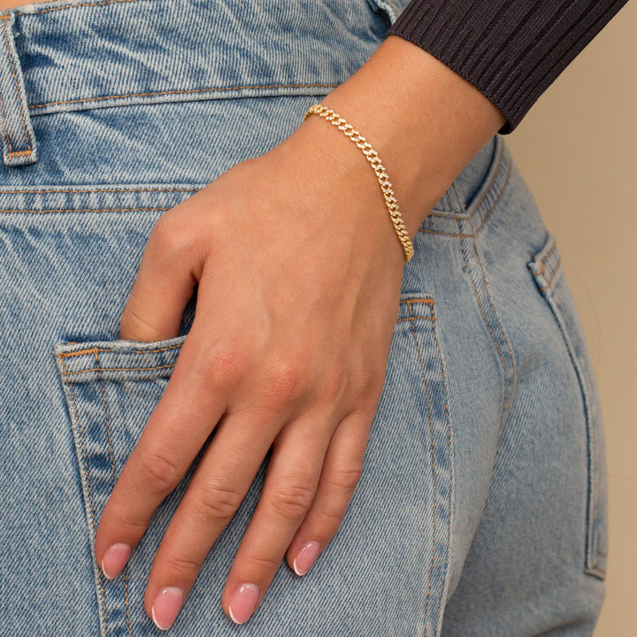 Baby cuban online link bracelet