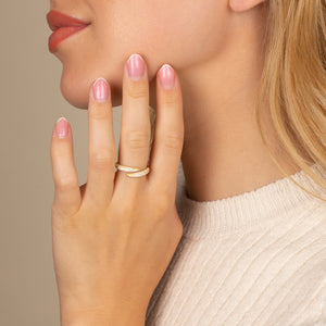 Pavé Endless Wrap Ring - Adina Eden's Jewels