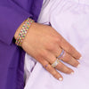  Sapphire Pink Eternity Band - Adina Eden's Jewels