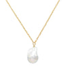 14K Gold Baroque Pearl Necklace 14K - Adina Eden's Jewels