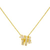 Gold Shooting Star Necklace - Adina Eden's Jewels