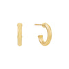14K Gold Mini Hoop Earring 14K - Adina Eden's Jewels
