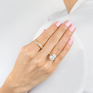  CZ Bezel Travel Ring - Adina Eden's Jewels