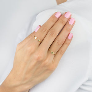  Double Heart Ring - Adina Eden's Jewels