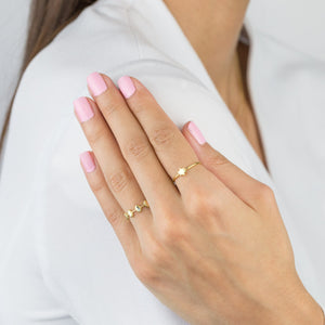  Multi Oval Beaded Ring - Adina Eden's Jewels