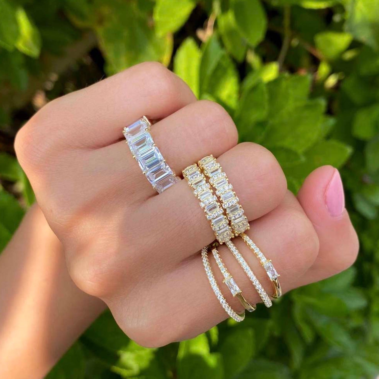 Adina's jewels shop baguette ring