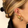  Curved Tube Hoop Earring - Adina Eden's Jewels