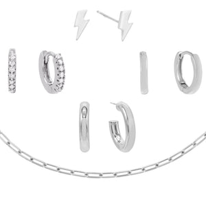 Silver The Silver Lover Combo Set - Adina Eden's Jewels