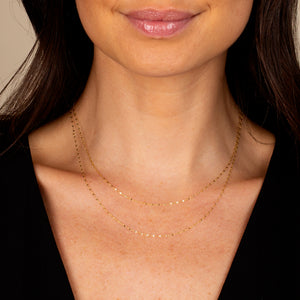  Baby Gucci Necklace 14K - Adina Eden's Jewels