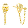  Chain Stud Earring 14K - Adina Eden's Jewels