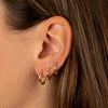  Solid Huggie Earring Combo Set - Adina Eden's Jewels