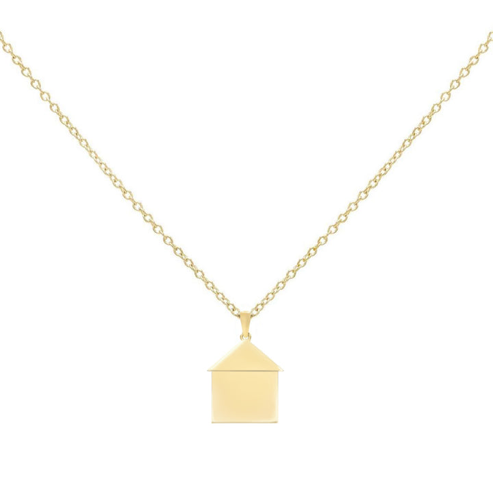 Solid House Necklace | Adina Eden Jewels