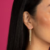  Multi CZ Drop Down Stud Earring - Adina Eden's Jewels