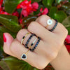 CZ Mini Heart Ring - Adina Eden's Jewels