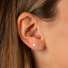 Pavé Star Threaded Ball Stud Earring - Adina Eden's Jewels