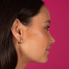  Chunky Solid Hoop Earring - Adina Eden's Jewels