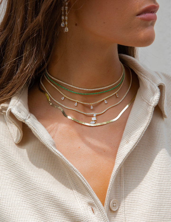  Herringbone Necklace - Adina Eden's Jewels