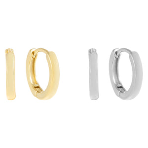 Two-Tone Two Tone Huggie Earring Combo Set - Adina Eden's Jewels