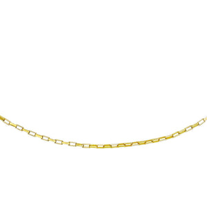 Gold Dainty Box Necklace - Adina Eden's Jewels