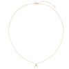  Diamond Turquoise Cowhorn Necklace 14K - Adina Eden's Jewels