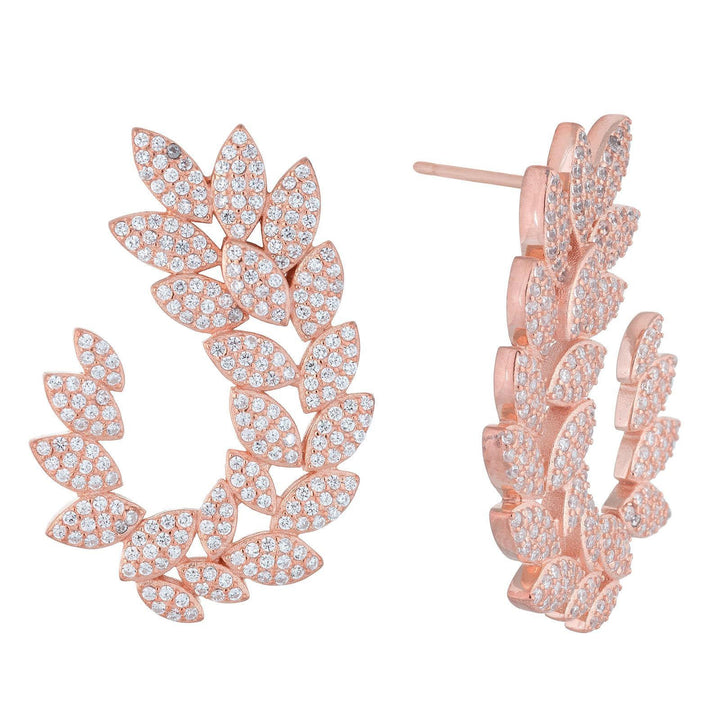Rose Gold Earrings - Adina Eden's Jewels