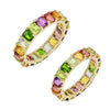 Multi-Color / 6.5 Rainbow Emerald Ring 14K - Adina Eden's Jewels