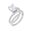 Silver / 6 Spiral Diamond Ring - Adina Eden's Jewels