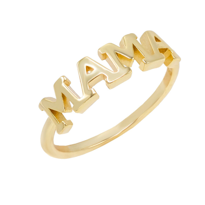 Gold / 8 Mama Ring - Adina Eden's Jewels