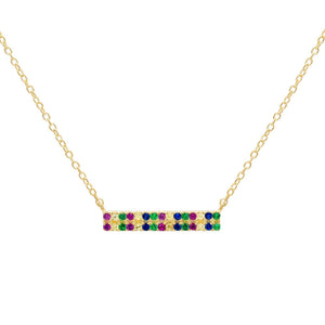 Multi-Color Stefanie Necklace - Adina Eden's Jewels