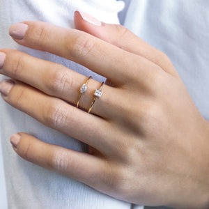  Oval Ring 14K - Adina Eden's Jewels