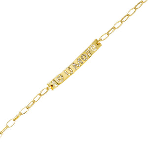 Gold I Love You More Bracelet - Adina Eden's Jewels