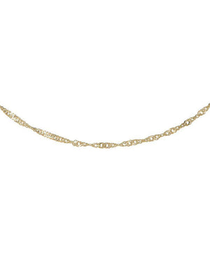14K Gold / 14" Singapore Necklace 14K - Adina Eden's Jewels