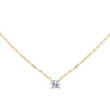 14K Gold Solitaire Necklace 14K - Adina Eden's Jewels