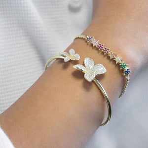  Stars Cuban Chain Bracelet - Adina Eden's Jewels