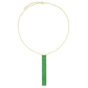  Long Bar Necklace - Adina Eden's Jewels