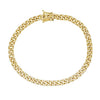  Diamond Cuban Chain Bracelet 14K - Adina Eden's Jewels