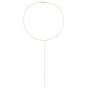  Dainty Bar Lariat - Adina Eden's Jewels