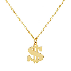  Money Sign Necklace - Adina Eden's Jewels